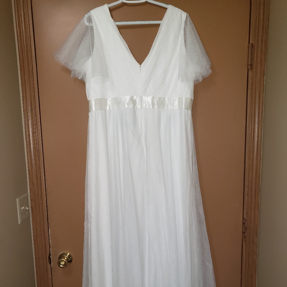 Ever-Pretty white plus size dress NWT